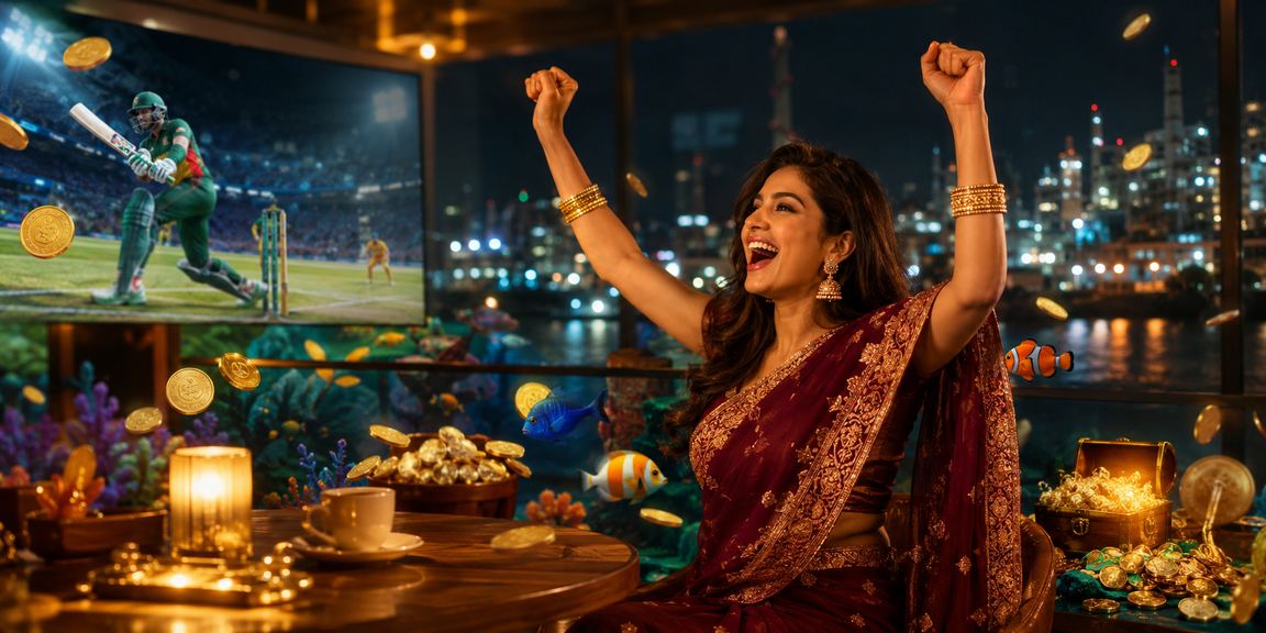 নারায়ণগঞ্জের একজন ব্যবহারকারী মোবাইলে ক্রিকেট বেটিং করছেন